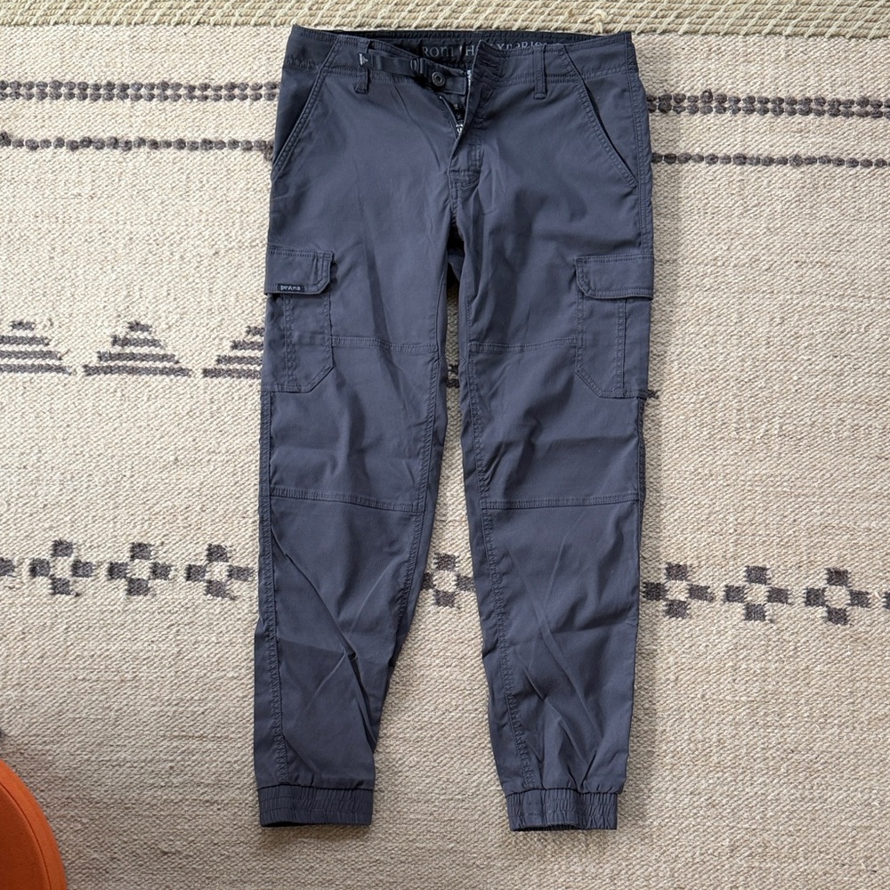 Prana Men's Charcoal Cargo Pants